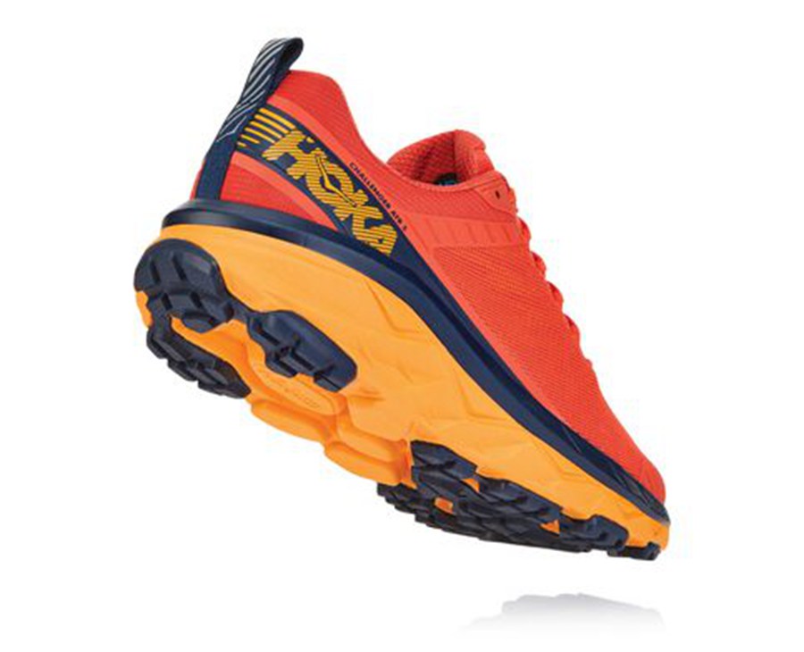 Trail Shoes Mens - Hoka One One Challenger ATR 5 - Red - QOGBZXE-20